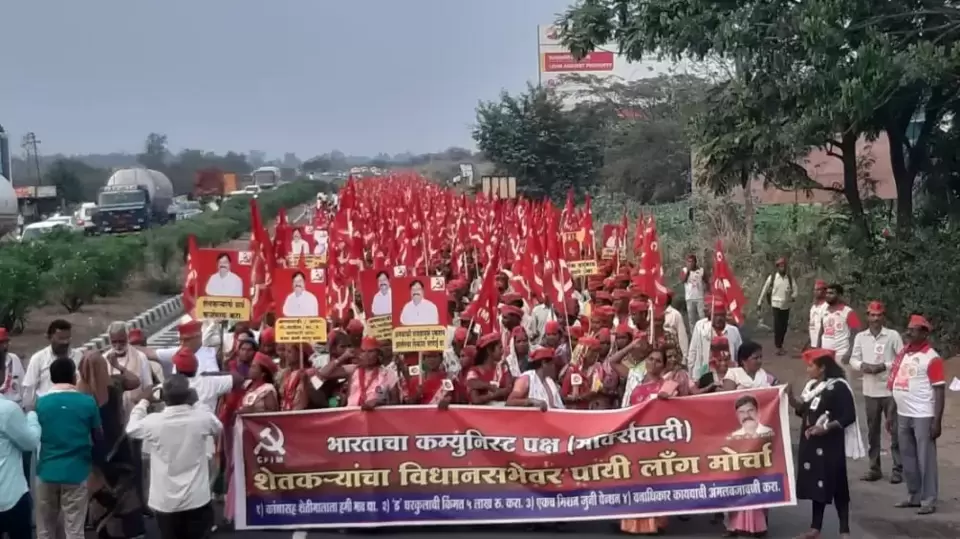 Farmer Long March: The long march of farmers was finally postponed, the Kisan Sabha withdrew it after talking to the Chief Minister