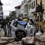 <p>दक्षिण अमेरिकन देश इक्वेडोरमध्ये भूकंपाचे धक्के जाणवले. या भूकंपाची तीव्रता ६.८ इतकी नोंदवण्यात आली.</p>