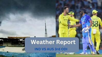 IND vs AUS 3rd odi Weather Report