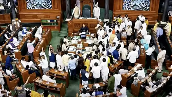 Congress Party Protest Against Rahul Gandhi Disqualification 