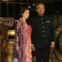 <p>प्रख्यात उद्योगपती आनंद महिंद्रा पत्नी अनुराधासह या कार्यक्रमाला उपस्थित होते.</p>