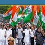 Opposition parties have take out a Tiranga March from Parliament building to Vijay Chowk