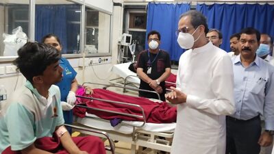 Uddhav Thackeray, Ajit Pawar visited the MGM hospital