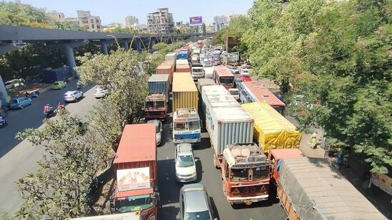 Traffice Jam In Thane City
