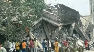 Building Collapsed In Valapada Bhiwandi