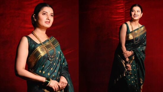 प्राजक्ता माळीच्या या फोटोंवर चाहते देखील फिदा झाले आहेत. लाईक्स आणि कमेंट्सच्या माध्यमातून ते प्राजक्ताच्या या लूकला पसंती दर्शवत आहेत. (Photo: @prajakta_official/IG) &nbsp;&nbsp;&nbsp;