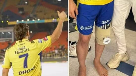 ms dhoni successful knee surgery