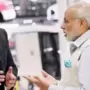 Elon Musk with PM Narendra Modi HT 