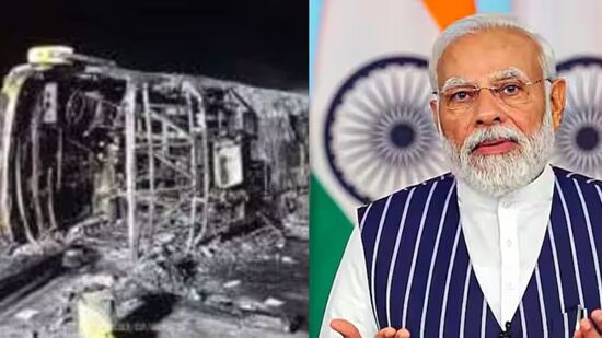 PM Modi on buldhana bus accident