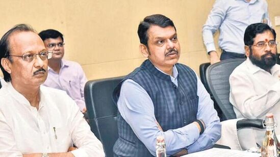 Ajit pawar - Devendra Fadnavis - Eknath Shinde 