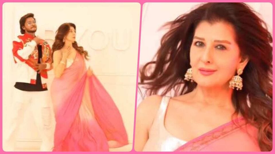 Sangeeta Bijlani ‘व्हॉट झुमका’ वर ६३ वर्षीय अभिनेत्रीचा ग्लॅमरस डान्स