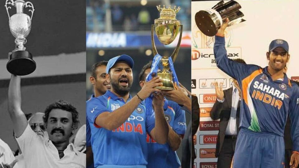 Asia Cup Winners गावस्कर, अजहर ते धोनी! टीम इंडियाला या कर्णधारांनी