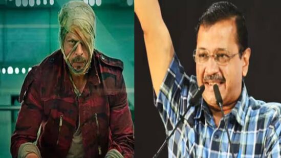 Shahrukh Khan and Arvind Kejriwal