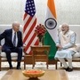 <p>पंतप्रधान कार्यालयाकडून मिळालेल्या माहितीनुसार, दोन्ही नेत्यांमध्ये भारत आणि अमेरिका यांच्यातील सहकार्य आणि संबंध मजबूत करण्यावर चर्चा झाली.</p>