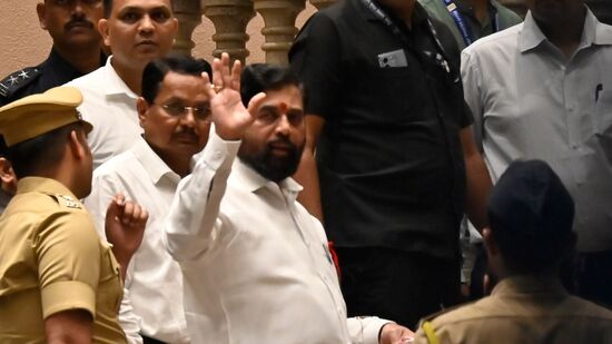 CM  Eknath shinde in aurangabad for Marathwada Cabinet Meeting 