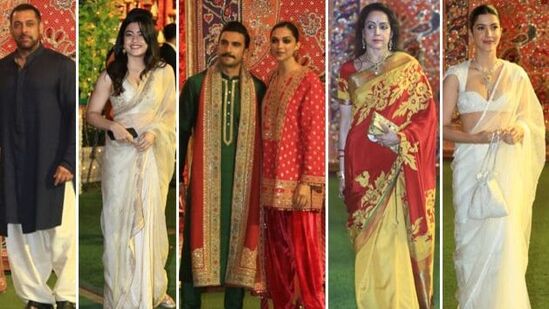 सध्या देशभरात गणेशोत्सव मोठ्या जल्लोषात साजरा केला जात आहे. अनेकांच्या घरी गणपती बाप्पाचे आगमन झाले आहे. उद्योगपती मुकेश अंबानी यांच्या घरी देखील बाप्पाचे आगमन झाले आहे. त्यांच्या बाप्पाचे दर्शन घेण्यासाठी अनेक कलाकार पोहोचले आहेत. चला पाहूया कलाकारांचे लूक (Varinder Chawla)