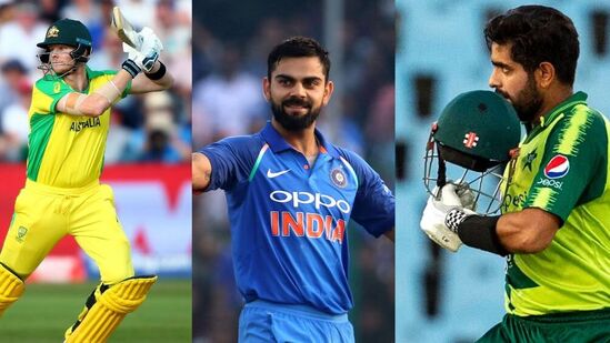 क्रिकेटचा सर्वात मोठा महाकुंभ म्हणजेच एकदिवसीय विश्वचषक उद्यापासून (५ ऑक्टोबर) खेळवला जाणार आहे. या विश्वचषकात विराट कोहली, बाबर आझम, स्टीव्ह स्मिथसह असे काही फलंदाज आहेत ज्यांच्या कामगिरीवर संपूर्ण क्रिकेट जगताचे लक्ष असेल. <p>क्रिकेटचा सर्वात मोठा महाकुंभ म्हणजेच एकदिवसीय विश्वचषक उद्यापासून (५ ऑक्टोबर) खेळवला जाणार आहे. या विश्वचषकात विराट कोहली, बाबर आझम, स्टीव्ह स्मिथसह असे काही फलंदाज आहेत ज्यांच्या कामगिरीवर संपूर्ण क्रिकेट जगताचे लक्ष असेल.</p>