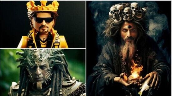 'पठाण' आणि 'जवान'नंतर आता शाहरुख खानचा 'डंकी' हा चित्रपट रिलीजसाठी सज्ज झाला आहे. शाहरुखचे जगभरात फॅन फॉलोइंग आहेत. त्याच्या चाहत्यांमध्ये किंग खानची तूफान क्रेझ आहे. आर्टिफिशियल इंटेलिजन्सने अर्थात एआयने त्याचे विविध डिस्नी पात्रांचे लूक बनवले आहेत. 'पठाण' आणि 'जवान'नंतर आता शाहरुख खानचा 'डंकी' हा चित्रपट रिलीजसाठी सज्ज झाला आहे. शाहरुखचे जगभरात फॅन फॉलोइंग आहेत. त्याच्या चाहत्यांमध्ये किंग खानची तूफान क्रेझ आहे. आर्टिफिशियल इंटेलिजन्सने अर्थात एआयने त्याचे विविध डिस्नी पात्रांचे लूक बनवले आहेत. 