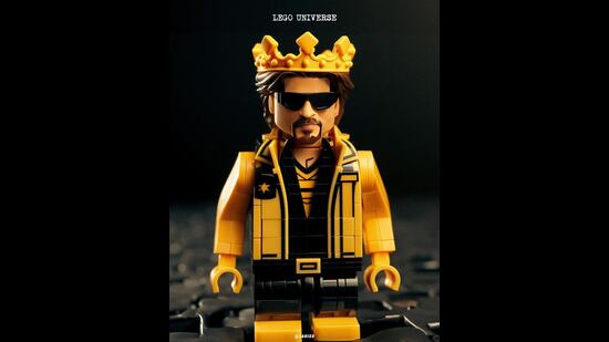 या फोटोमध्ये शाहरुख खान लेगो लूकमध्ये दिसत आहे. लेगो लूकमध्येही अनेक सुपरहिरोचे चित्रपट बनवले गेले आहेत, ज्यांना प्रेक्षकांनी पसंती दिली आहे. या फोटोमध्ये शाहरुख खान लेगो लूकमध्ये दिसत आहे. लेगो लूकमध्येही अनेक सुपरहिरोचे चित्रपट बनवले गेले आहेत, ज्यांना प्रेक्षकांनी पसंती दिली आहे.