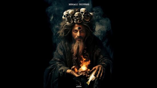 अनेक चित्रपटांमध्ये 'बंगाली बाबा'चे पात्रही दाखवण्यात आले आहे. शाहरुख खानचा हा बंगाली बाबा लूक तुम्हाला कसा वाटला? (फोटोज क्रेडिट: instagram/sahixd)