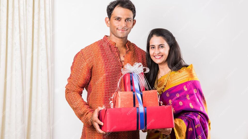 Yellow Gudi Showpiece for Gudi Padwa Return Gift Housewarming Wedding | eBay