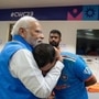 PM Modi visited the Indian dressing room