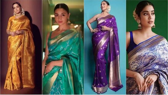 wearing saree tips in winter 