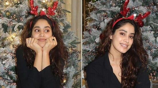 अभिनेत्री जान्हवी कपूरने ख्रिसमस सेलिब्रेशनचे काही सुंदर फोटो फॅन्ससोबत शेअर केले आहेत. या फोटोमध्ये ती ख्रिसमस ट्रीजवळ बसून फोटो क्लिक करताना दिसली आहे. या फोटोंमध्ये जान्हवी खूपच सुंदर दिसत आहे.