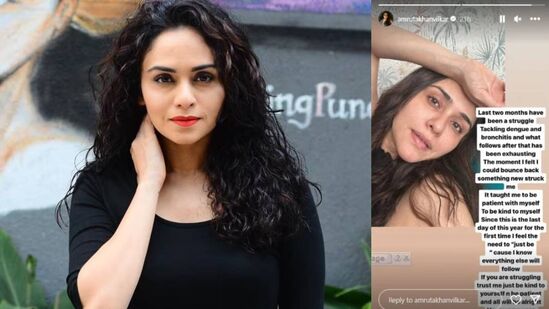 Amruta Khanvilkar illness
