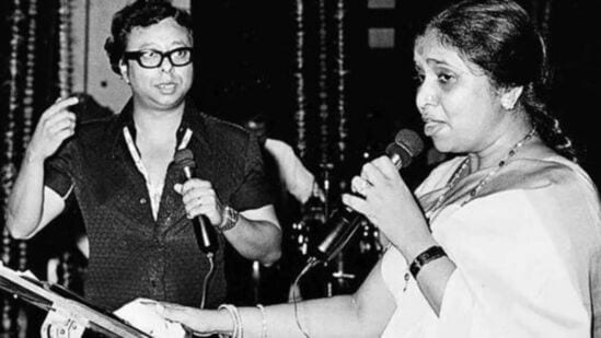 RD Burman and Asha Bhosle 