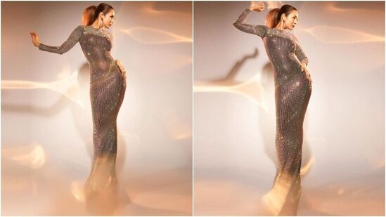 नुकताच मलायकाने शिमरी बॉडीकॉन ड्रेसमध्ये फोटोशूट केले आहेत.