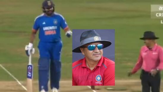 Rohit Sharma Umpire Virender Sharma