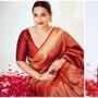 Day 7 (Saptami) - Vidya Balan: The color for this day is Red.&nbsp;