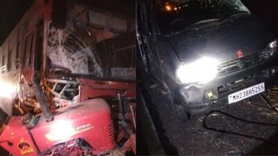 ahmednagar kalyan highway accident 