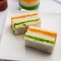 how to make tricolor sandwich 