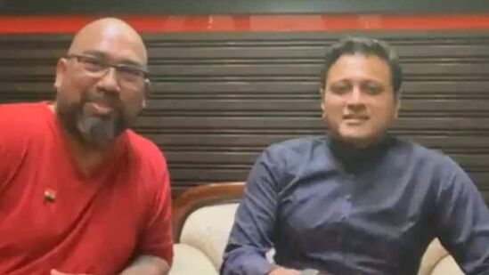 Mauris Noronha and  Abhishek Ghosalkar
