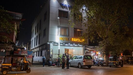 The family checked into Hotel Grandeur on December 21, 2023. (Satish Bate/HT Photo)