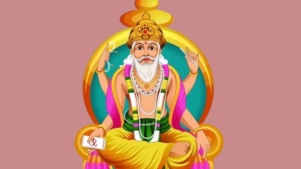 vishwakarma jayanti विश्वकर्मा जयंती; तिथी, पूजा पद्धत, महत्व, कथा व