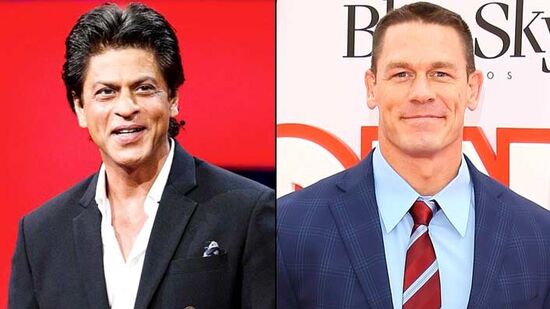 Shah Rukh Khan reacts to John Cena's singing video.