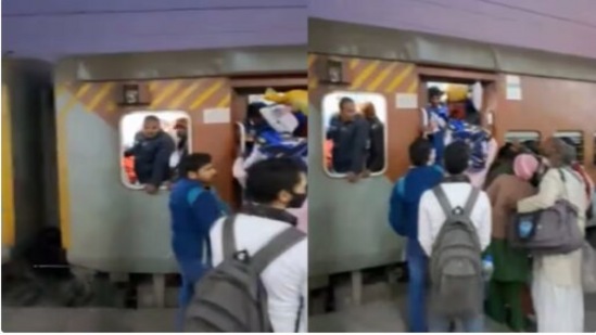 Indian railways viral video