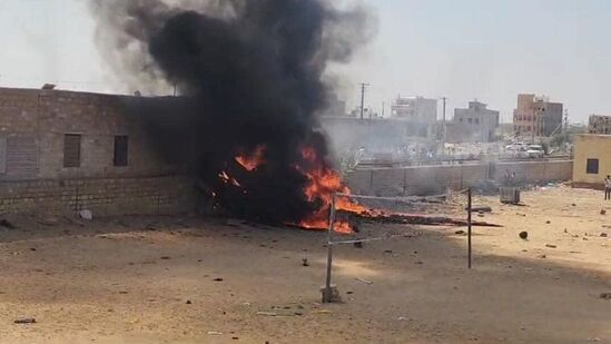 Tejas aircraft meets with an accident in Rajasthan's Jaisalmer on Tuesday.