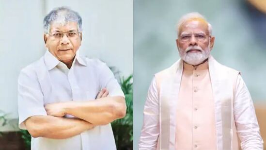 Prakash Ambedkar and PM Narendra Modi 