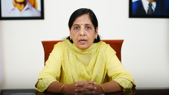Delhi Chief Minister Arvind Kejriwal's wife, Sunita Kejriwal 