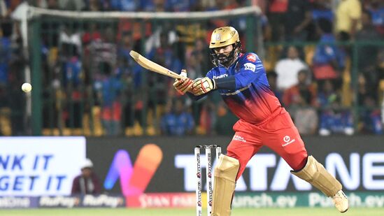 Royal Challengers Bengaluru's Dinesh Karthik