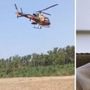 पाकिस्तान आर्मीचे हेलिकॉप्टर वाळवत आहेत गव्हाची शेतं