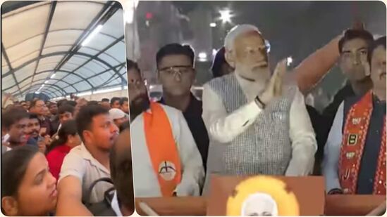 मोदींच्या रोड शोसाठी मेट्रो सेवा बंद; प्रवाशांचे हाल