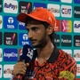 Shahbaz Ahmed speaks after receiving POTM award