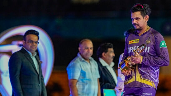 Sunil Narine was named MVP of the tournament.