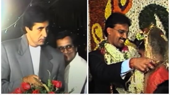 अमिताभ बच्चन घेऊन आले पुष्पगुच्छ; तर गोविंदाने स्टेजवरच केला डान्स!