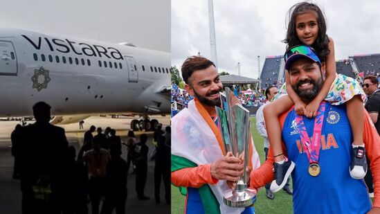 Team India Victory Parade : विमान कंपनीनं केला रोहित-विराटचा सन्मान, दिल्ली-मुंबई फ्लाईटला दिलं खास नाव
